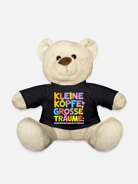 Kita Erzieherin Große Träume Tagesmutter Abschied - Teddy - Schwarz