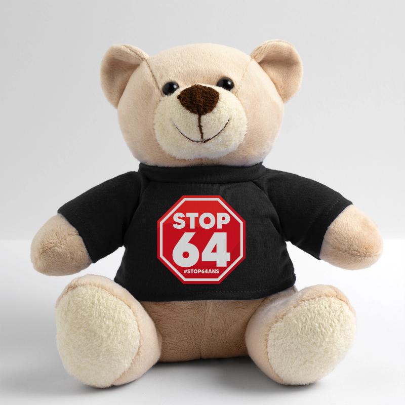 Stop 64 ans! 64 ans c’est non! Retraites 49,3 Nounours
