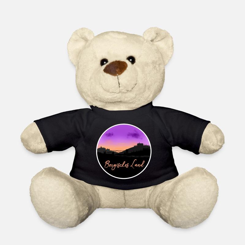 Bergisches Land Fine Skyline - Teddy - Schwarz