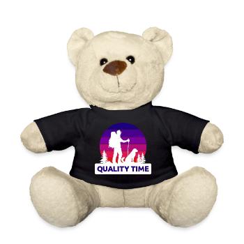 Hikers Hiking Statement Tours Mountaineering - Teddy Bear - black - Front