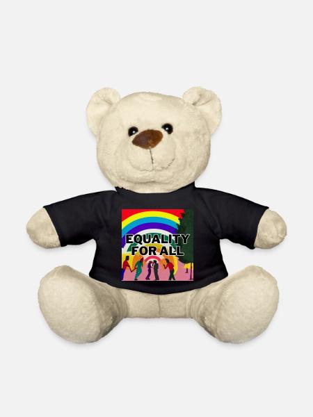 Equality for all - Teddy Bear - black