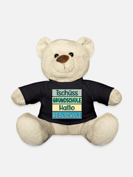 Tschüss Grundschule Hallo Realschule Schulwechsel - Teddy - Schwarz