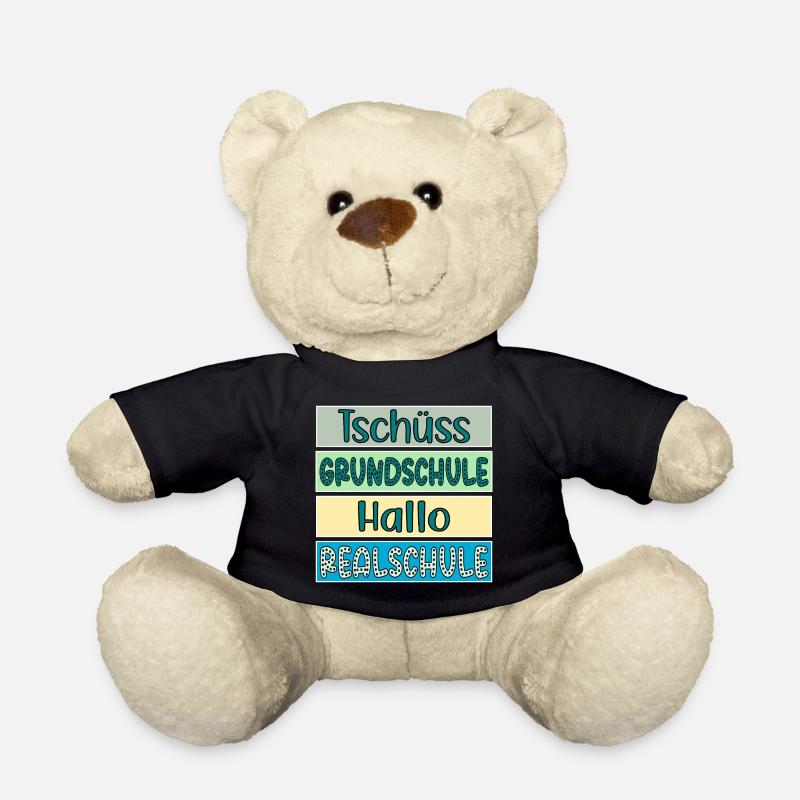 Tschüss Grundschule Hallo Realschule Schulwechsel - Teddy - Schwarz