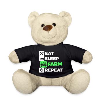 Landluft Statement Bauernhof Traktor Feld Fahrzeug - Teddy - Schwarz - Vorne
