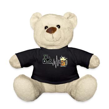 Bauernhof Landwirt Fahrzeug Traktor Statement - Teddy - Schwarz - Vorne