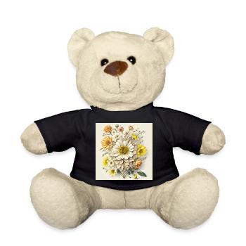 Blumen - Teddy - Schwarz - Vorne