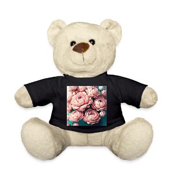 Blumen - Teddy - Schwarz - Vorne