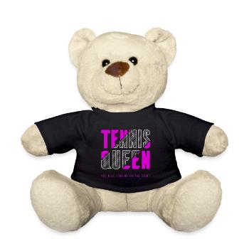Reine du tennis - Nounours - noir - Devant