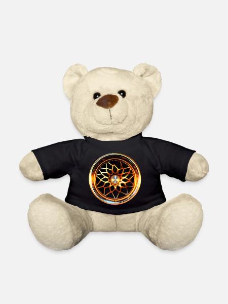 Car Rim - Teddy Bear - black