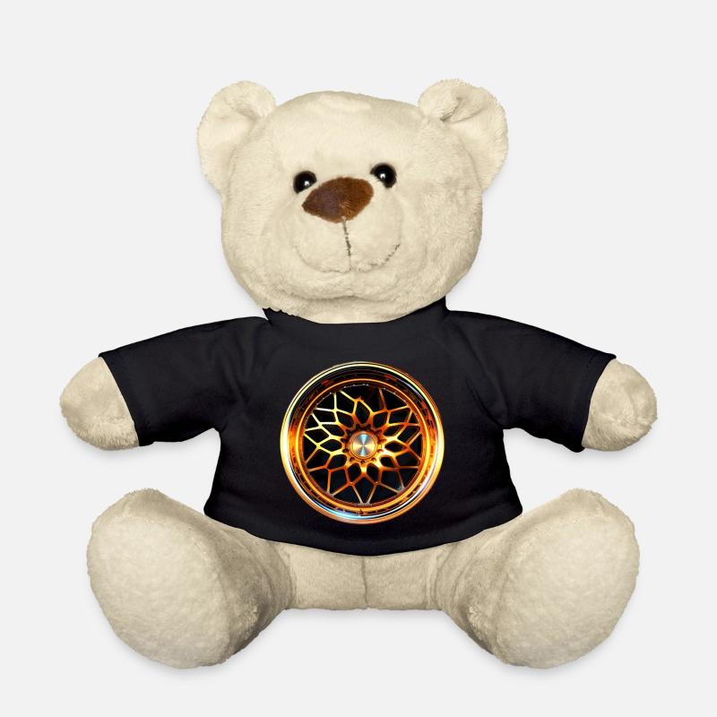 Car Rim - Teddy Bear - black