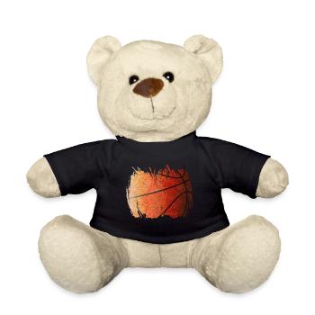 Basketball Basketballer - Teddy - Schwarz - Vorne