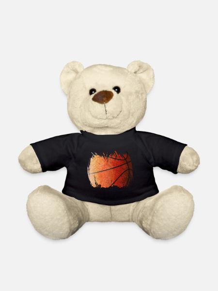 Basketball Basketballer - Teddy - Schwarz