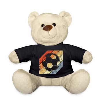 Vintage Football - Teddy Bear - black - Front