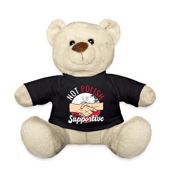 Pas polonais mais pays de soutien voyageur Pologne - Nounours - noir - Devant