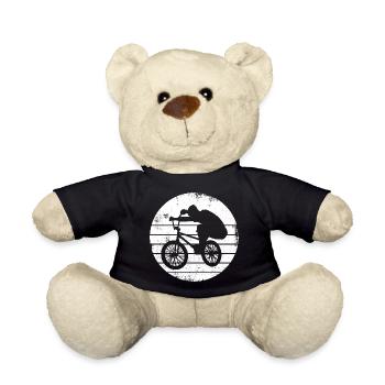 Cycliste BMX - Nounours - noir - Devant