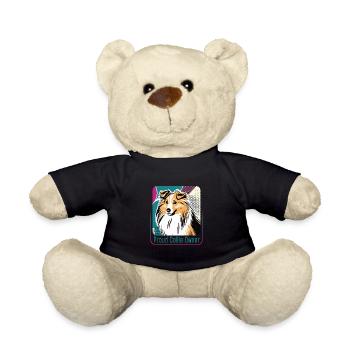 Proud Collie Owner - Teddy Bear - black - Front