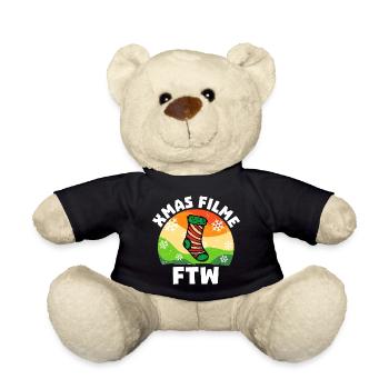 Film Schauen Movies Statement Theater Filmabend - Teddy - Schwarz - Vorne