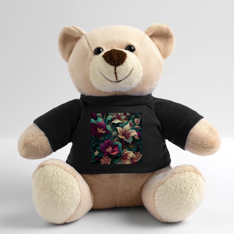 Motif de fleurs botaniques Nounours