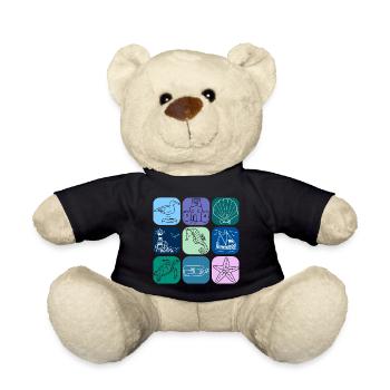 Nordsee Ostsee Leuchtturm Moin Frieslad Meer Urlau - Teddy - Schwarz - Vorne