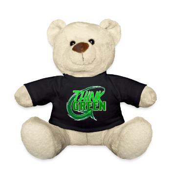 Umwelt Umweltschützer Statement Erde Mutter Natur - Teddy - Schwarz - Vorne