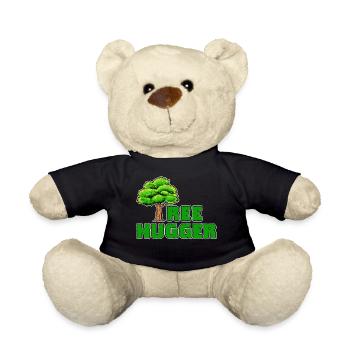 Environment, Tree, Earth, Nature, Statement, Environmental Protection - Teddy Bear - black - Front