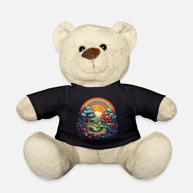 Rainbow Wonderland - Teddy Bear - black