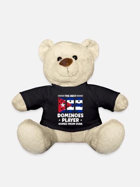 Domino Spiel Design - Teddy - Schwarz
