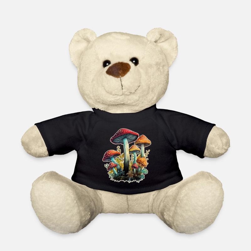 Pilze Fliegenpilze - Teddy - Schwarz