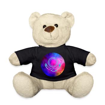 Kazakhstan Galaxy Gift - Teddy Bear - black - Front