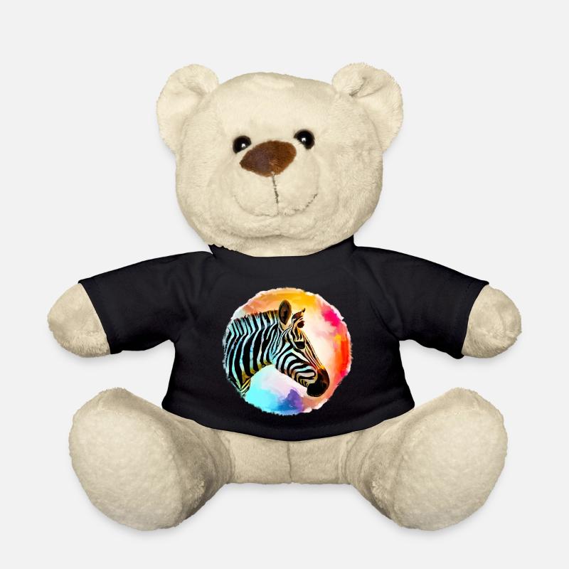 Zebra - Teddy - Schwarz