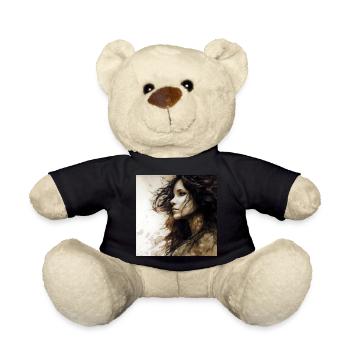 Portrait femme 01 - Nounours - noir - Devant