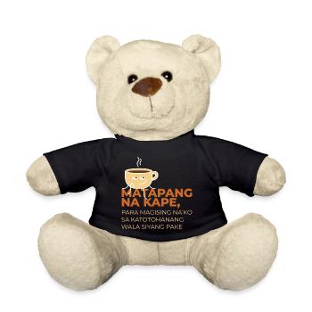 Matapang Na Kape Kaffeedesign für stolze Pinoys - Teddy - Schwarz - Vorne