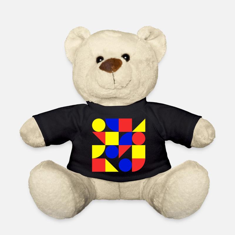 forme, géométrie, art, Bauhaus - Nounours - noir