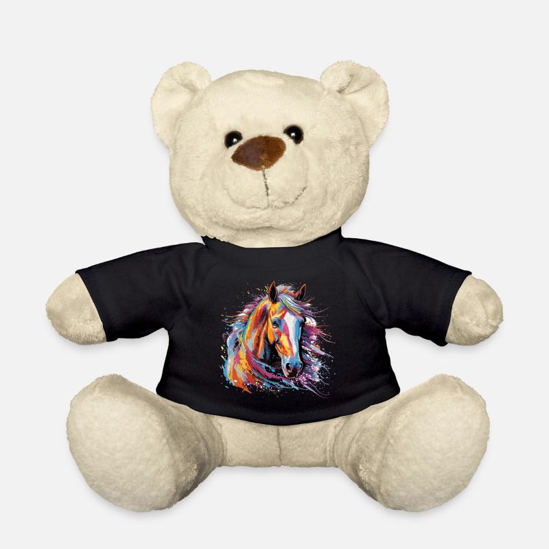 Pferd, Pferd - Teddy - Schwarz