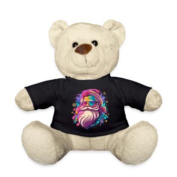 Weihnachtsmann - Teddy - Schwarz - Vorne