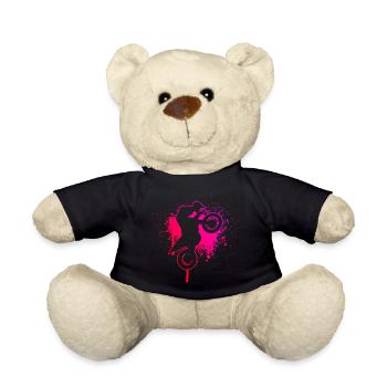 Hommes Dirt Bike Motocross Supermotard Femmes - Nounours - noir - Devant