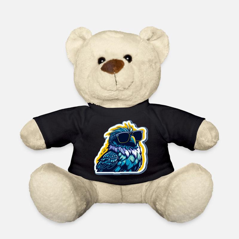 So ein cooler Vogel - Teddy - Schwarz