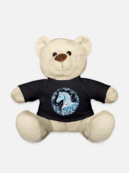 Horse - Teddy Bear - black