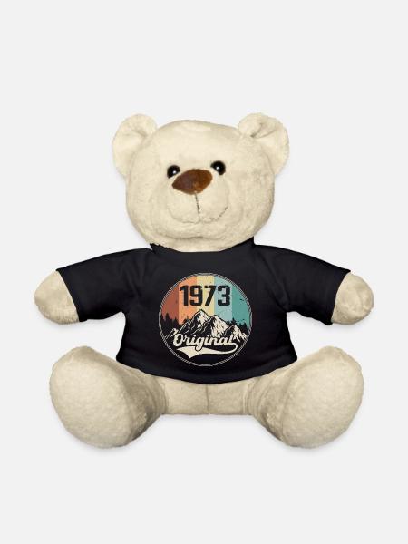 Original 1973 Geburtstagsgeschenk - 1973 - Teddy - Schwarz