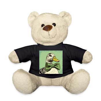 Duck with Bowtie - Teddy - Schwarz - Vorne