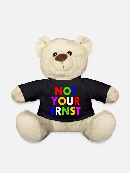 Not your ernst - Teddy - Schwarz
