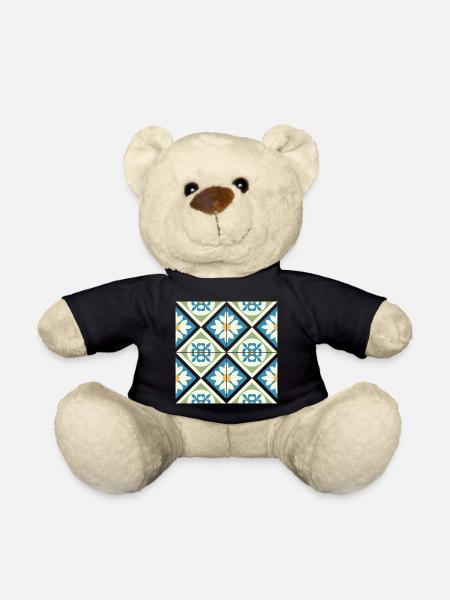Tuiles Andalouses 13 - Nounours - noir