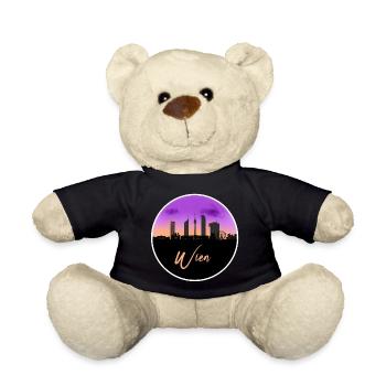 Wien Fineline Skyline - Teddy - Schwarz - Vorne