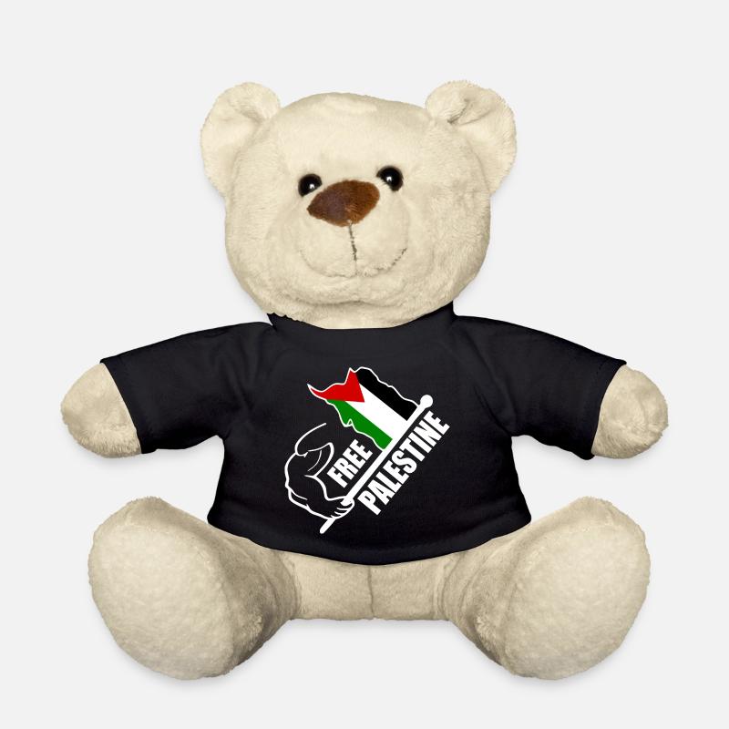 Free palestine - Nounours - noir
