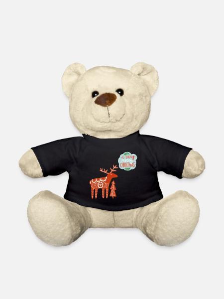 a very merry Christmas - Teddy Bear - black