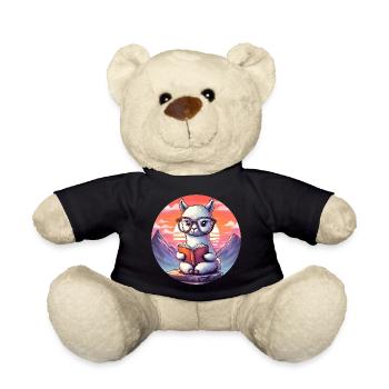 Alpaga bien lu avant le lever du soleil - Nounours - noir - Devant
