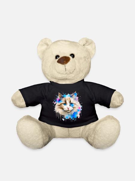 Ragdol Cat - Teddy Bear - black