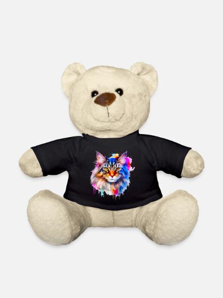 Maine Coon Cat - Teddy Bear - black