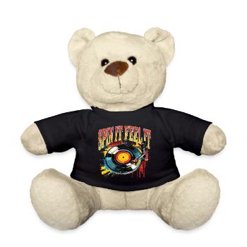 Vinyl Schallplatte Platte LP Plattenspieler Retro - Teddy - Schwarz - Vorne