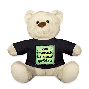 Bee friendly in your garden - Teddy - Schwarz - Vorne